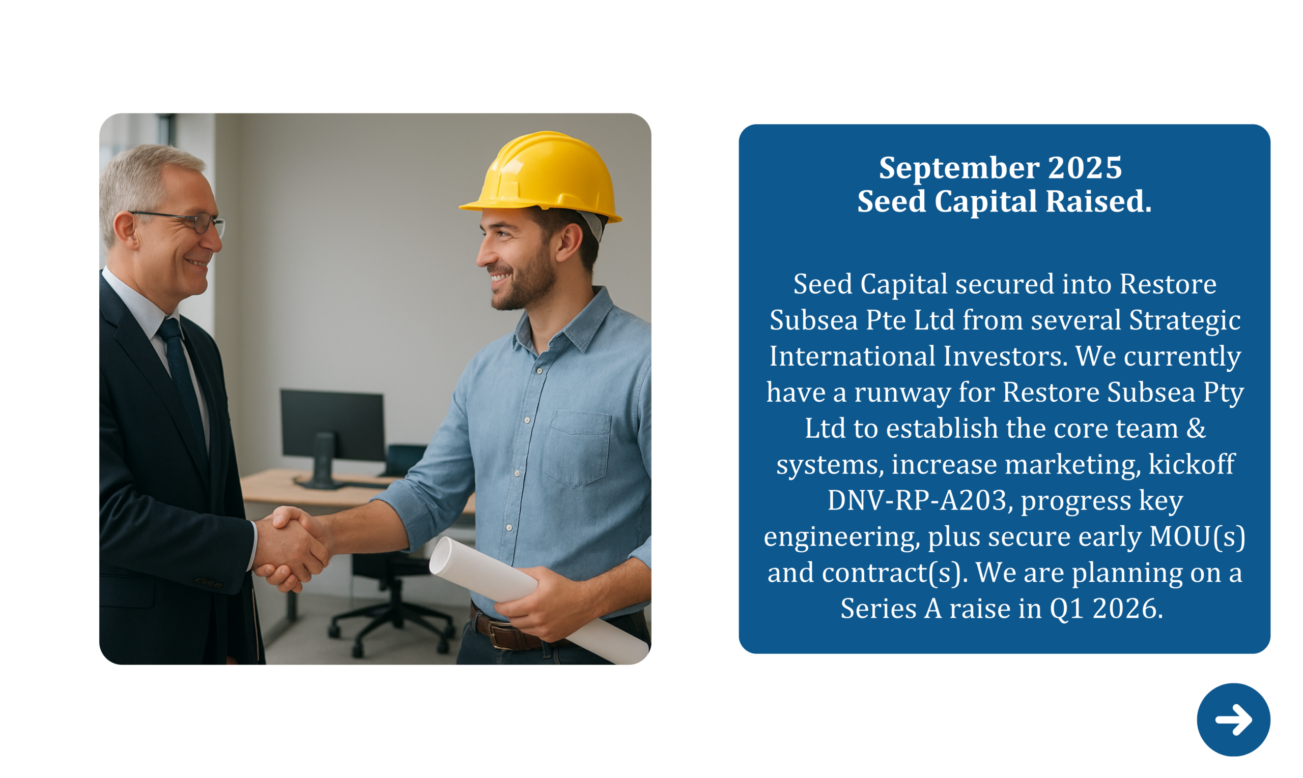 Restore Subsea milestone and achievement subsea engineering offshore decommissioning industry progress