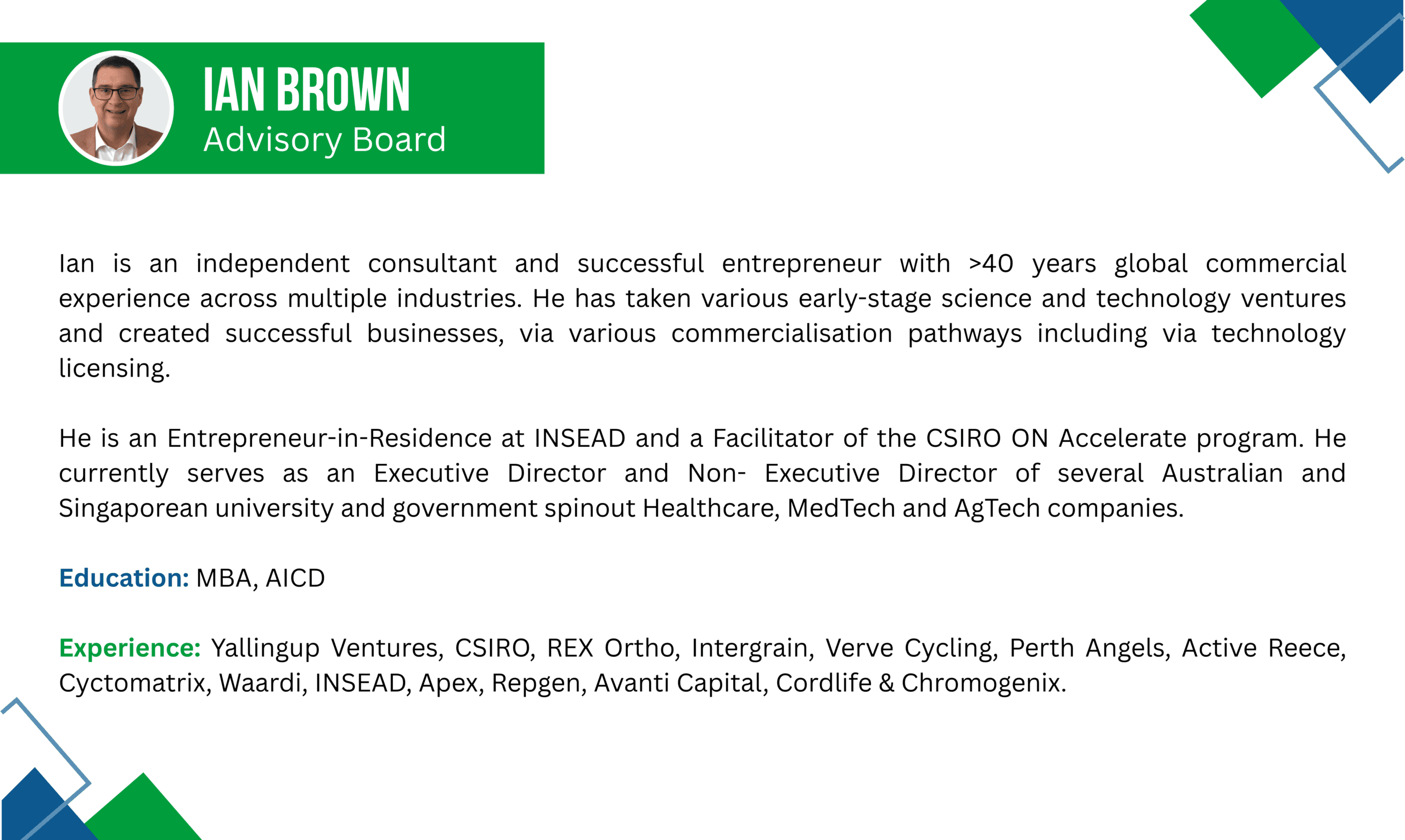 Technology Commercialisation & Innovation Advisor | Energy Venture Growth Specialist