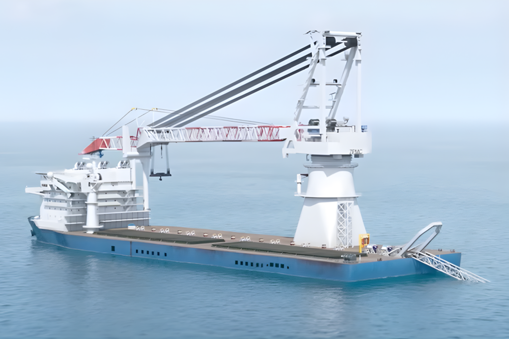 offshore subsea vessel crane pipeline removal and decommissioning operations at sea