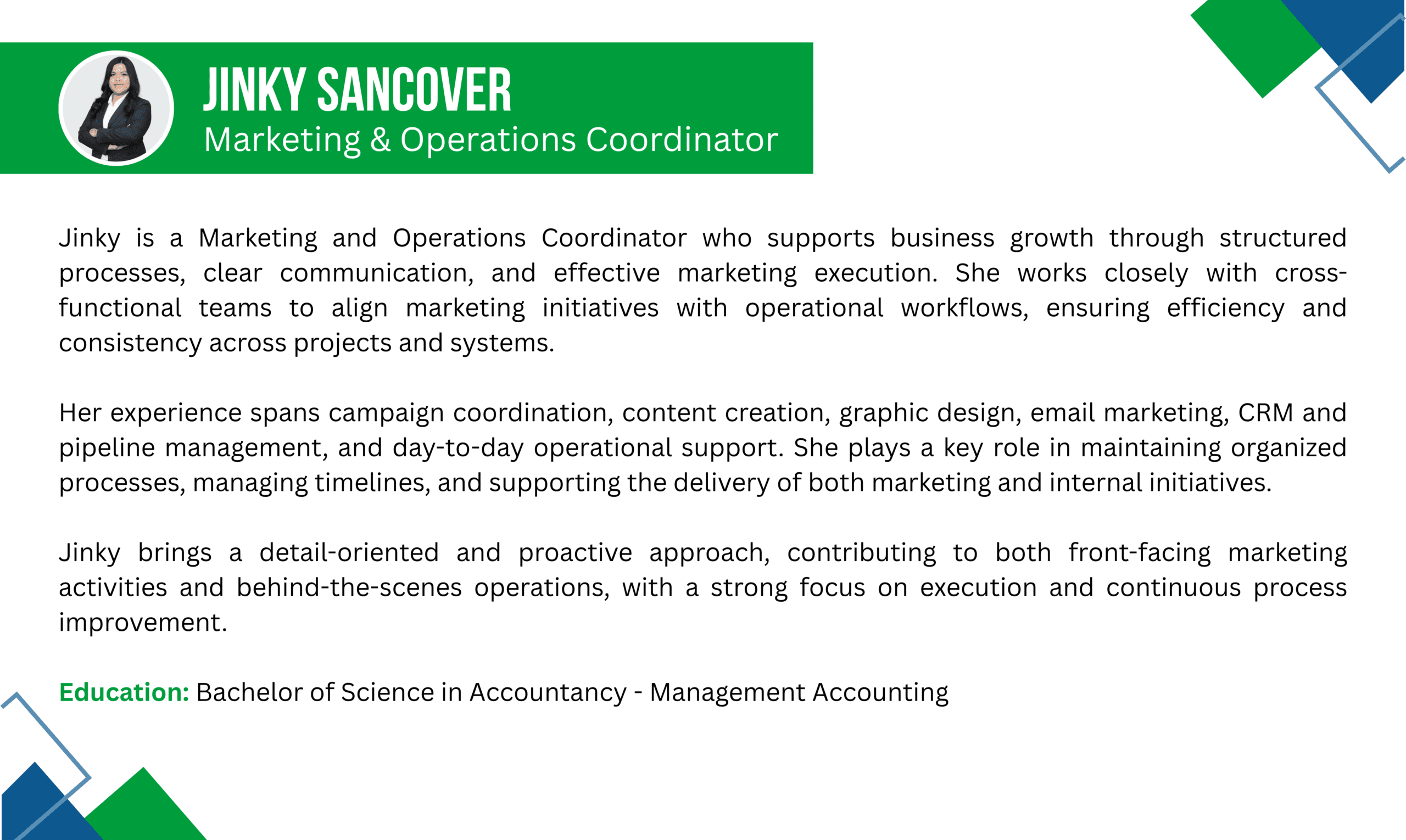 Marketing & Operations Coordinator | Offshore Project Support & Business Operations