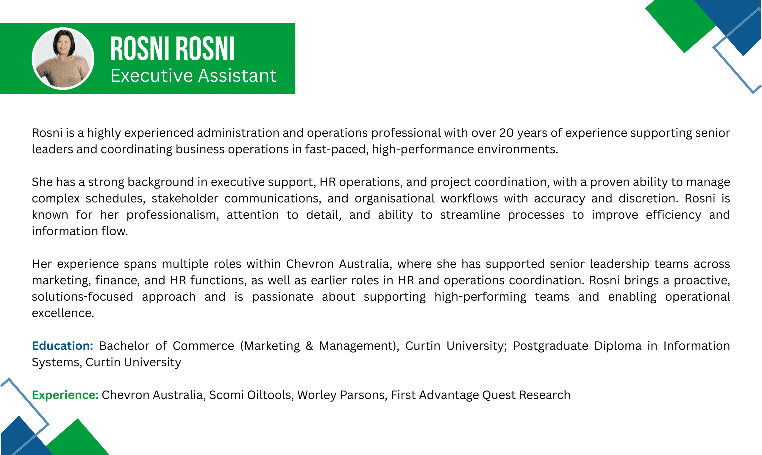 Executive Operations & Project Coordination Specialist | Offshore Administration Support